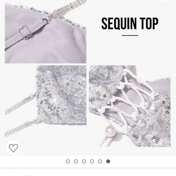 Sequin Bra Top - Picture 9 of 9